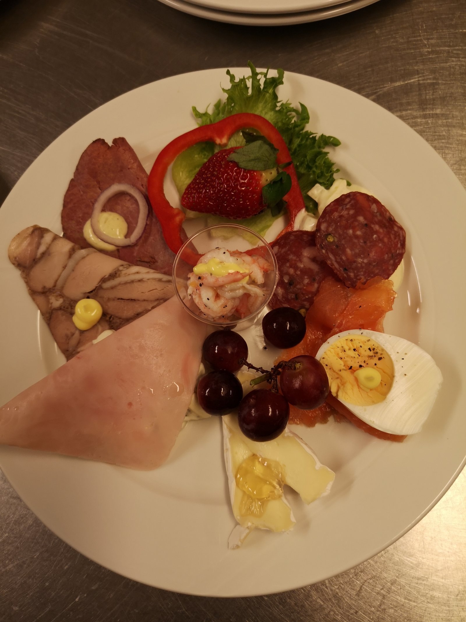 Reke-smørbrød fra Byneset Bydelskafe